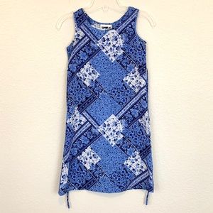 Speechless Sundress Blue Floral Print
